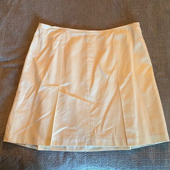 Dresses & Skirts - Petite 100% Cotton Pleated Skirt Size 14P
